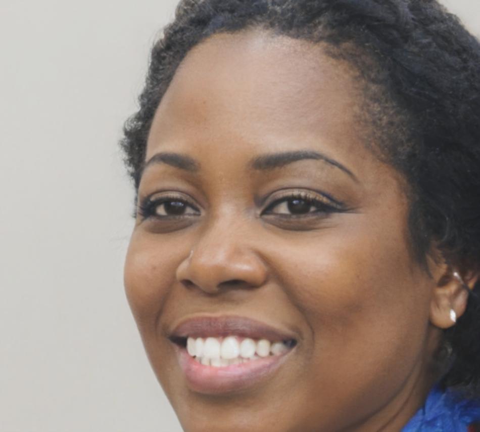 Portrait von Eleni Bergström, Gründerin und Produktleiterin